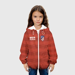 Куртка с капюшоном детская Atletico Madrid: Red Ellipse, цвет: 3D-белый — фото 2