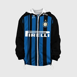 Куртка с капюшоном детская Inter FC: Home 17/18, цвет: 3D-белый