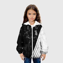 Куртка с капюшоном детская FC Juventus: Abstract, цвет: 3D-белый — фото 2