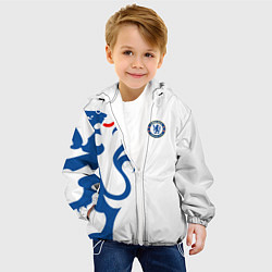 Куртка с капюшоном детская FC Chelsea: White Lion, цвет: 3D-белый — фото 2