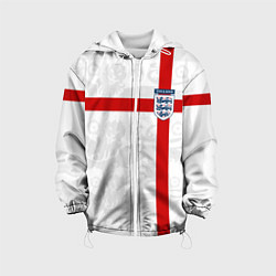 Куртка с капюшоном детская Сборная Англии, цвет: 3D-белый