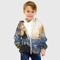 Куртка с капюшоном детская Knight Link, цвет: 3D-белый — фото 2