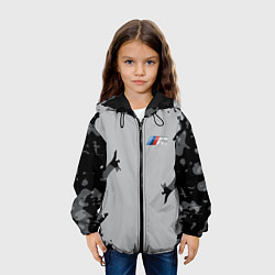 Куртка с капюшоном детская BMW 2018 M Sport Creative, цвет: 3D-черный — фото 2