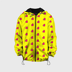 Детская куртка 8 bit yellow love