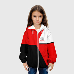 Куртка с капюшоном детская Toyota Sport, цвет: 3D-белый — фото 2