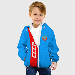 Куртка с капюшоном детская СССР: Blue Collection, цвет: 3D-белый — фото 2