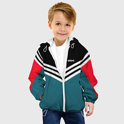 Куртка с капюшоном детская Firm 90s: Arrows Style, цвет: 3D-белый — фото 2