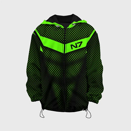 Детская куртка N7: Green Armor / 3D-Черный – фото 1