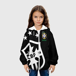 Куртка с капюшоном детская Brazil Team: Exclusive, цвет: 3D-белый — фото 2