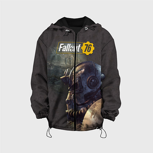 Детская куртка Fallout 76 / 3D-Черный – фото 1