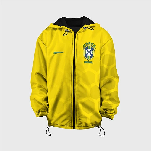 Детская куртка Brazil Team: WC 2018 / 3D-Черный – фото 1