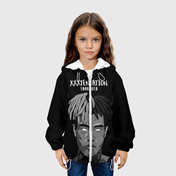 Куртка с капюшоном детская XXXTentacion: 1998-2018, цвет: 3D-белый — фото 2