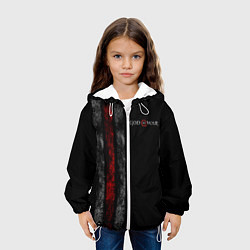Куртка с капюшоном детская God of War: Black Style, цвет: 3D-белый — фото 2