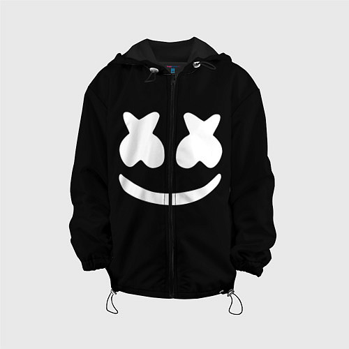 Детская куртка Marshmello: Black Face / 3D-Черный – фото 1
