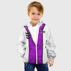 Куртка с капюшоном детская Fortnite: Мастер меча, цвет: 3D-белый — фото 2