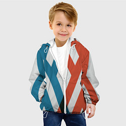 Куртка с капюшоном детская Darling in the Franxx, цвет: 3D-белый — фото 2