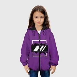 Куртка с капюшоном детская R6S: Mira, цвет: 3D-черный — фото 2