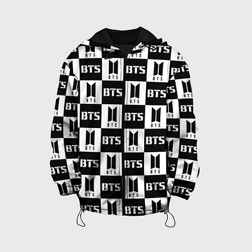 Детская куртка BTS B&W / 3D-Черный – фото 1