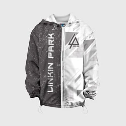 Куртка с капюшоном детская Linkin Park: Grey Form, цвет: 3D-белый