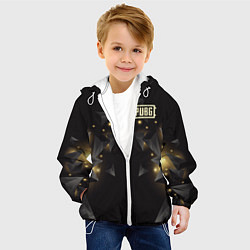 Куртка с капюшоном детская PUBG: Night Fireflies, цвет: 3D-белый — фото 2