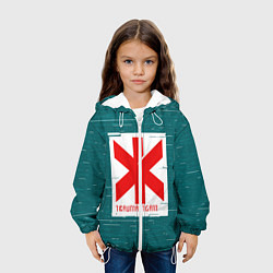 Куртка с капюшоном детская Cyberpunk: Trauma Team, цвет: 3D-белый — фото 2