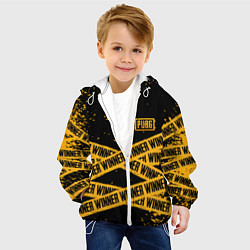 Куртка с капюшоном детская PUBG: Only Winner, цвет: 3D-белый — фото 2