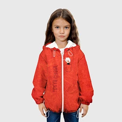 Куртка с капюшоном детская Карманный токийский гуль, цвет: 3D-белый — фото 2