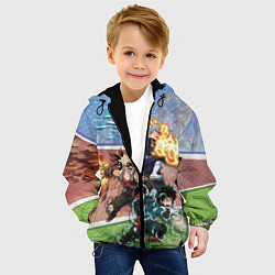 Куртка с капюшоном детская Геройская Академия, цвет: 3D-черный — фото 2
