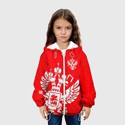 Куртка с капюшоном детская Красная Россия, цвет: 3D-белый — фото 2