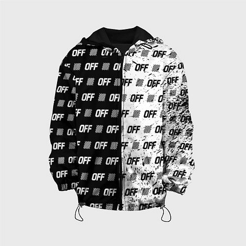 Детская куртка Off-White: Black & White / 3D-Черный – фото 1