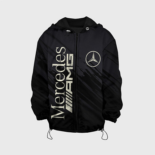 Детская куртка Mercedes AMG: Black Edition / 3D-Черный – фото 1