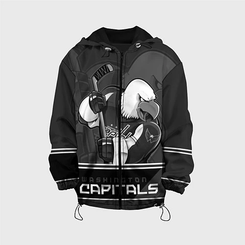 Детская куртка Washington Capitals: Mono / 3D-Черный – фото 1