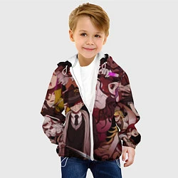Куртка с капюшоном детская DANGANRONPA, цвет: 3D-белый — фото 2
