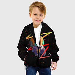 Куртка с капюшоном детская Dota 2 Tinker, цвет: 3D-черный — фото 2