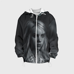 Куртка с капюшоном детская Billie Eilish, цвет: 3D-белый