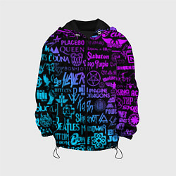 Детская куртка ЛОГОТИПЫ РОК ГРУПП