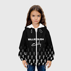 Куртка с капюшоном детская Billie Eilish: Black Autograph, цвет: 3D-белый — фото 2
