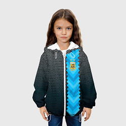 Куртка с капюшоном детская Аргентина форма, цвет: 3D-белый — фото 2