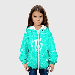 Куртка с капюшоном детская TWICE АВТОГРАФЫ, цвет: 3D-белый — фото 2