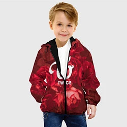 Куртка с капюшоном детская TWICE, цвет: 3D-черный — фото 2