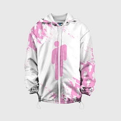 Куртка с капюшоном детская Billie Eilish: Pink Style, цвет: 3D-белый