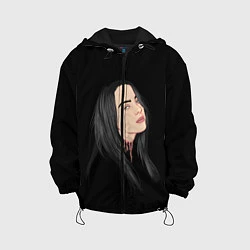 Куртка с капюшоном детская Billie Eilish: Black Style, цвет: 3D-черный