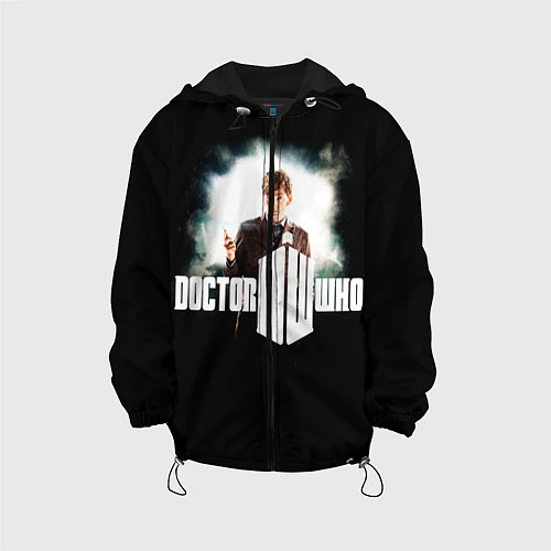 Детская куртка Doctor Who / 3D-Черный – фото 1