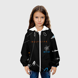 Куртка с капюшоном детская Half-life, цвет: 3D-белый — фото 2