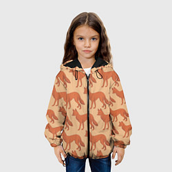 Куртка с капюшоном детская Лисья стая, цвет: 3D-черный — фото 2