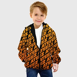Куртка с капюшоном детская ATEEZ, цвет: 3D-черный — фото 2