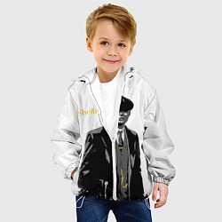 Куртка с капюшоном детская Томас Шелби, цвет: 3D-белый — фото 2