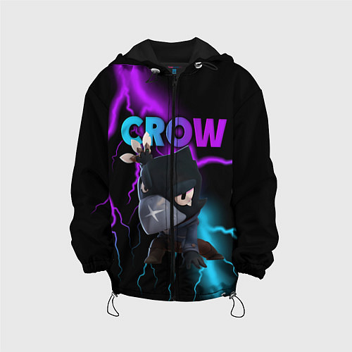 Детская куртка Brawl Stars CROW / 3D-Черный – фото 1