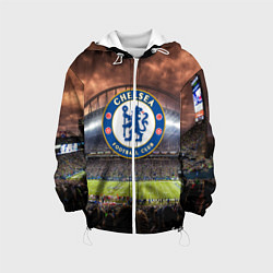 Куртка с капюшоном детская FC Chelsea, цвет: 3D-белый