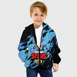 Куртка с капюшоном детская BRAWL STARS ОБОРОТЕНЬ LEON, цвет: 3D-черный — фото 2
